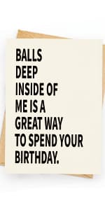Funny Birthday Card & Gifts for Husband Boyfriend Him, Happy Anniversary Card & Gifts, Valentine Day
