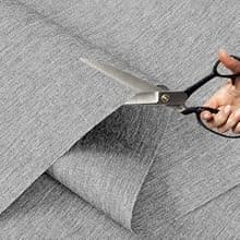 Waterproof Canvas Fabric by The Yard, 58inch 600D Upholstery Fabric Polyester Material Outdoor Water Resistant Material for Sewing Chair Patio Cushion Bag Sofa Seat Repair, 1 Yard Flaxen Grey