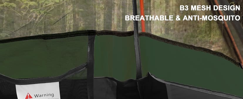 camppal 1 Person Tent for Camping Hiking Mountain Hunting Backpacking Tents 4 Season Resistance to Windproof Rainproof and Waterproof