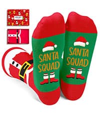 Christmas Gifts Stocking Socks - Xmas Stocking Stuffers for Men Women Secret Santa Gifts for Men Women