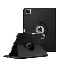 Fintie Rotating Case for iPad Pro 11-inch (4th / 3rd Generation) 2022/2021-360 Degree Swiveling Stand Cover w/Pencil Holder, Auto Sleep/Wake, Also Fit iPad Pro 11" 2nd/1st Gen, Vintage Brown