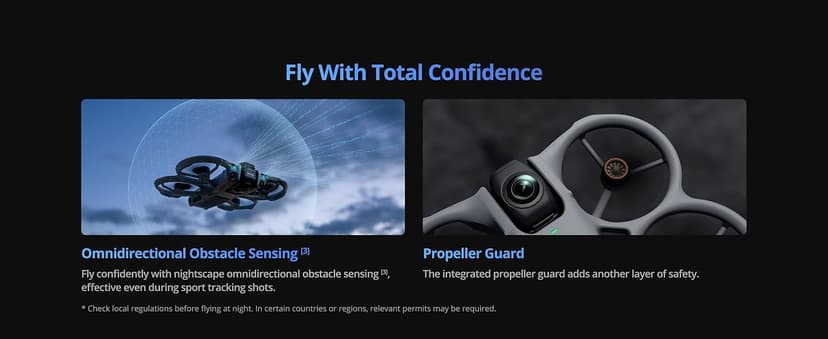 DJI Avata 360 Fly More Combo (RC 2), 360° Drone With 1-Inch 8K 360° Imaging for FPV & Aerial Filming, 360° Camera Drone With Propeller Guard. Includes RC 2 for Precise Control and Three Batteries