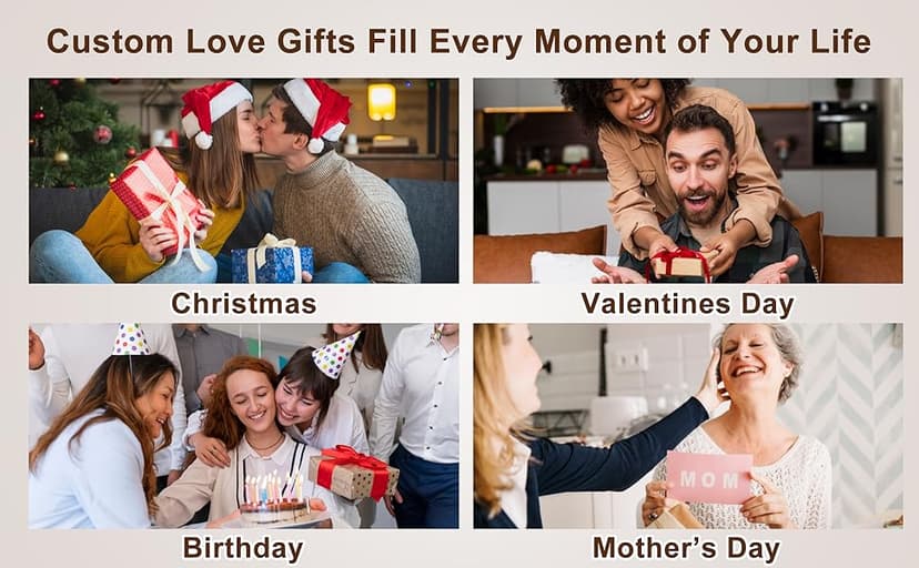 Yofair Ships Next Day, Custom Blanket with Picture Soft Fleece Throw Blanket Anniversary Couple Gifts Personalized Photo Blankets Birthday Gifts for Women Boyfriend Girlfriend Wife Husband B0FM3VF654