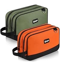 Tool Bag Roll Up, UUP Heavy Duty Portable Soft Tool Storage Organization, Foldable Empty Rollup Organizer with 2 Small Pouches, Rollable Carrying Toolbag, Dad Men Mechanic Welding Birthday Gift, Green