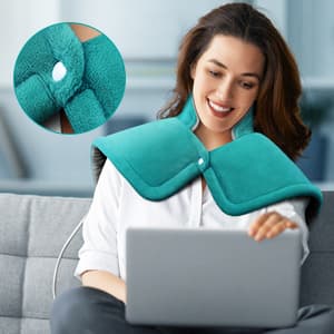 Neck Shoulder Heating Pad Gift for Back Pain Relief, Electric Weighted Heat Pads for Cramps, Leg and Foot, Gifts for Christmas, Mothers Day, Fathers Day, Birthday, Women, Men, Mom, Dad