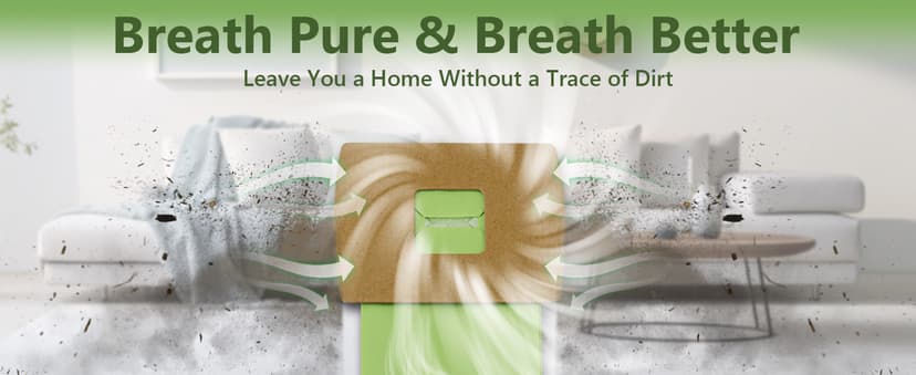 PKBB12DW Type BB Compact Canister Vacuum Bags Replacement for Oreck XL Buster B Canister Handheld Vacuum Cleaner BB180 BB280 BB850 BB870 BB900 BB1000 MV160 CC1600, 10 Pack