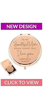 Best Friend Birthday Gifts for Friend | Sentimental Friend Gift Ideas for Women | Friendship Gifts for BFF, Bestfriend, Besties, Long Distance, Christmas | I Love You Friend | Rose Gold Compact Mirror