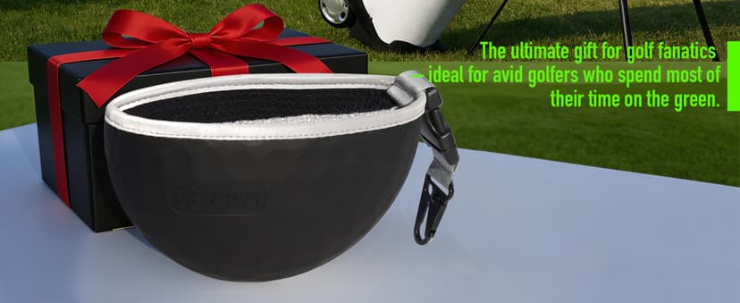 GAIARENA Golf Cleaning Bag Pouch Golf Ball Washer Club Cleaner with Scrub and Wipe Cloth Gifts Ideas for Golfers On-Course Golf Accessories B0GCX81D1Y