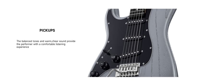 DONNER DST-80 Left-Handed Electric Guitar 39” Beginner Electric Guitar Kit with Amp, Classic SSS Pickup Complete with Gig Bag, Tuner, Capo, Strap, Picks, and Free Online Lessons, Matte Black