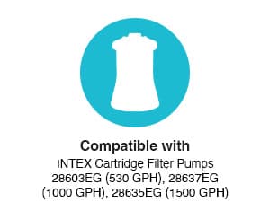 (Pack of 6) Intex 29000E/59900E Easy Set Pool Replacement Type A or C Filter Cartridge