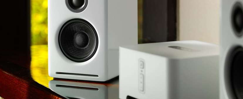 Audioengine A2+ Desktop 24 Bit Limited Edition Wireless Bluetooth Desktop Speakers - 60W Computer Speakers for Music and Gaming Accessories