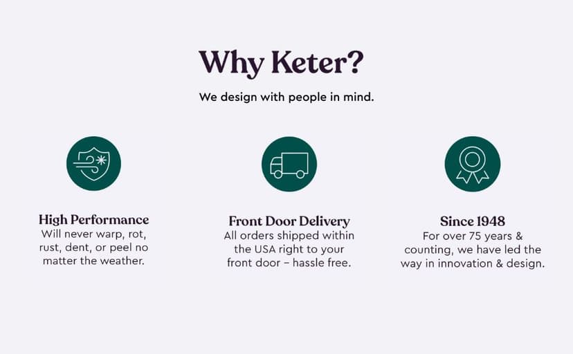 Keter Marvel Plus 71 Gallon Resin Outdoor Storage Box for Patio Furniture Cushions, Throw Pillows, Garden Tools and Pool Floats, Brown