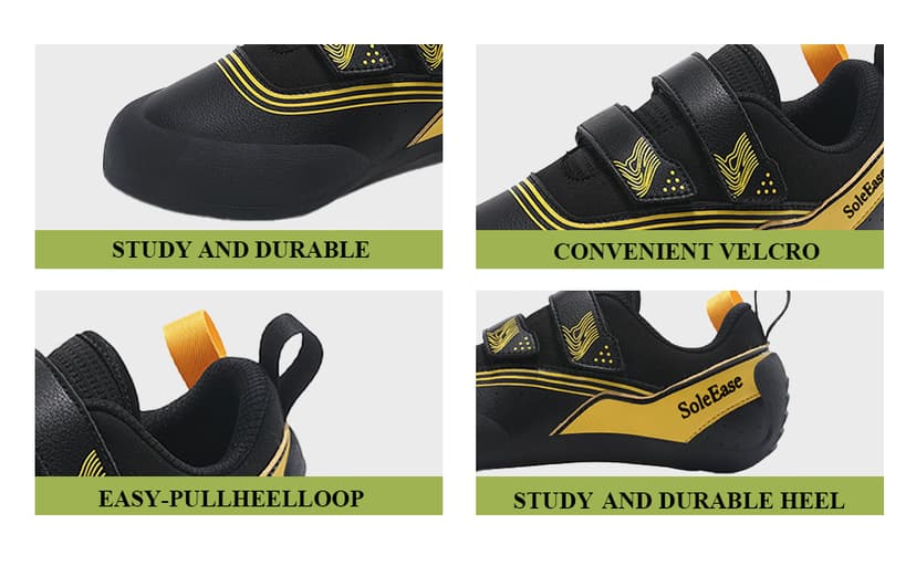 SoleEase Rock Climbing Shoes for Men & Women Bouldering Shoes for Indoor & Outdoor Climbing