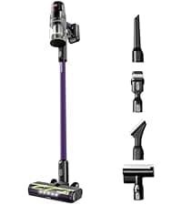 Bissell PowerClean 200W Self-Standing Cordless Vacuum w/Tangle Free Brush Roll, Removeable Battery, Wall Mount, Upholstery Tool & Bright Headlights, 4173