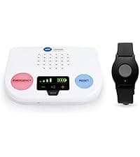 ADT-Monitored 24/7, LTE/GPS Technology, Waterproof Wearable Bracelet, Home & On-the-Go Safety ADT On-The-Go Mobile Medical Alert System for Seniors, Neck Pendant B09JT3ZQWC