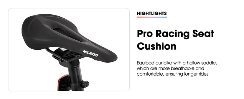 HILAND 700C Road Bike, 14 Speeds Sport Bike, Light Weight Aluminum Frame, Racing Bike for Men Women Adult Bicycle