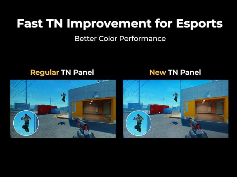 BenQ Zowie XL2546X+ 24.1 Fast TN 280Hz Gaming Monitor for Esports, Motion Clarity DyAc 2, 1080p, XL Setting to Share, S Switch, Shielding Hood, Industrial Grade Bearing Height Adjustment