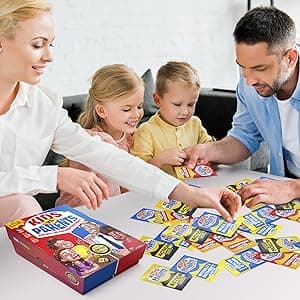 Kids VS Parents – A Hilarious Family Game with Conversation Starters & Fun Challenges – Card Game for Kids, Teens & Adults | Perfect for Game Night, Travel, or Gifts