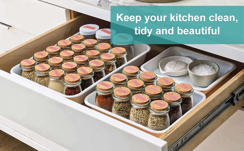 40 Pack Glass Favor Jars with Cork Lid, 3.4 oz Small Glass Bottles for Wedding Favor, Baby Shower, Party Favor, Gift Jars for Candy, Bonus Twine and Labels