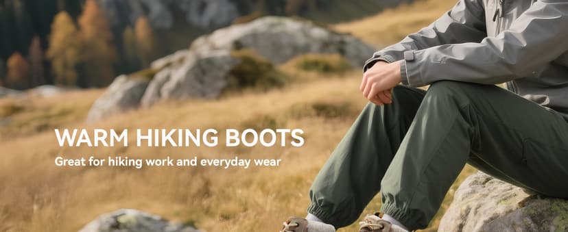 COTTIMO Womens Hiking Snow Winter Boots- Ladies Casual Outdoor Lightweight Ankle Boots Work Backpacking Lace up Fur Lined Walking Trekking Shoes