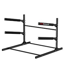 Kayak Storage Rack, Heavy Duty Freestanding Kayak Stand for 2/3 Kayaks, Adjustable Canoe and Paddleboard Holder for Indoor Outdoor Garage Storage, Assembly Required