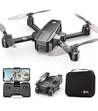 Holy Stone HS440 Foldable FPV Drone with 1080P WiFi Camera for Adult Beginners and Kids; Voice Gesture Control RC Quadcopter with Modular Battery for long flight time, Auto Hover, Carrying Case