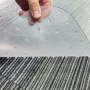 Tonaus Office Chair Mat for Carpet, 48"×36" Carpet Chair Mat for Low Pile Carpets, 2.2mm Transparent