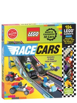 KLUTZ Lego Race Cars STEM Activity Kit, Small