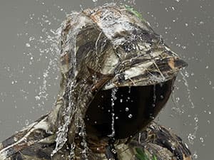 TIDEWE Hunting Clothes for Men with Face Mask, Silent Waterproof Hunting Jacket and Adjustable Bibs, Safety Strap Compatible