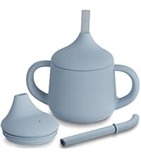 Moonkie Stacks of Circles Soft Teething Toy | Educational Learning Baby Toy | Stacking Ring Toys for Babies Boy and Girl | 7 Piece Teethers Set