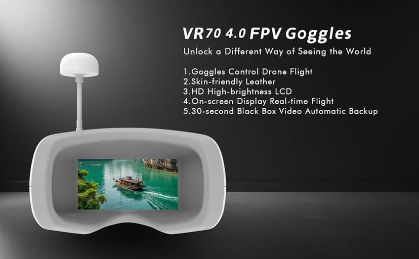 APEXFPV FPV Drone Kit,FPV Goggles Beginners Drone,Indoor&Outdoor drone,Trainer Mode,Turtle Mode,Black Box,Anti-loss Beeper,Optical Flow Fixed Point,Drop-resistant,Have Video Tutorials.VR70-4.0