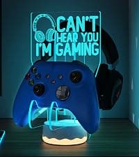 PCB Pattern Acrylic Headset Stand with 1 USB and 1 Type-C Charging Ports, Gifts for Men Boy Father Dad and DJ Music Lovers CoolGift Mart Light Up Headphone Stand, Gifts for Gamers B0DGKV973D