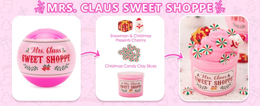 Christmas Stocking Stuffers - Slime for Kids - 4 Pack Slime Balls - Toys Slime Kit Xmas Gifts for Classroom Rewards Teens Girls Boys 4 5 6 7 8 9 10 11 12 Year Old and Adults