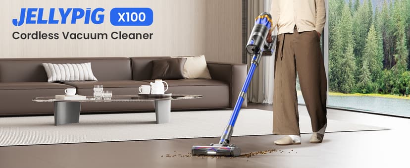 Cordless Vacuum Cleaner, Upgraded 600W 50KPA 70Mins Cordless Stick Vacuum Cleaner with Self-Standing and Touch Screen, Anti-tangle Wireless Vacumm, Vacuum Cleaners for Home/Pet Hair/Carpets/Floors