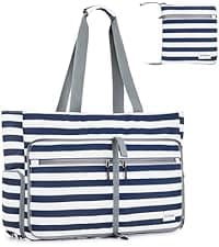 G4Free Beach Bag, Waterproof Sandproof Beach Tote Bag, Large Capacity Foldable for Women