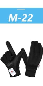 MOREOK Winter Gloves for Men/Women -10°F 3M Thinsulate Warm Touch Screen Snow Ski Bicycle Bike Gloves for Driving/Cycling/Running/Hiking