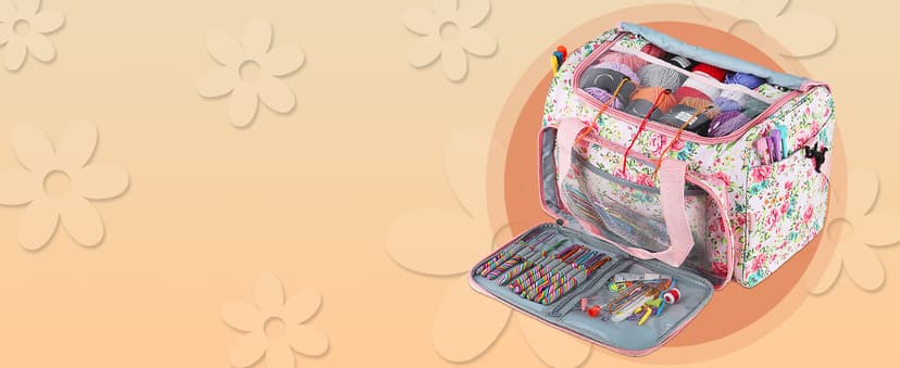 Coopay Warm Crochet Hooks for Grandmother, Art Aluminum Soft Grip Crochet Needles for Crocheting, Knitting Hook for Crochet Yarn Craft - Premium Knitting & Crochet Supplies