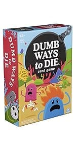Spin Master Games, Dumb Ways to Die, The Viral Meme Card Game from YouTube and TikTok, Survival Strategy Fun, 2-5 Players, for Ages 12 & Up