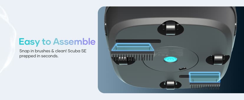 AIPER Scuba SE Cordless Pool Cleaner with 90-Min Runtime, Smart Self-Parking, Lightweight, Pool Vacuum for Above Ground Pools up to 860 Sq.ft