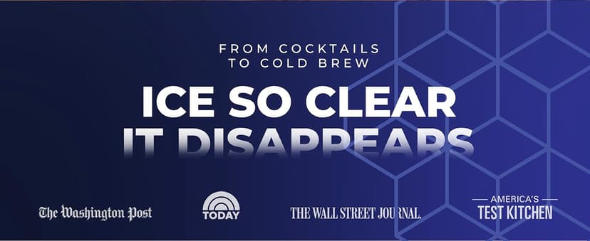 True Cubes Crystal Clear Ice Cube Maker, 4 Large 2"x2"x2" Ice Cubes for Cocktails and Drinks, Silicone Mold for Pure, Bartender-Quality Ice - Great for Hosting and Entertaining, Whiskey Gifts for Men