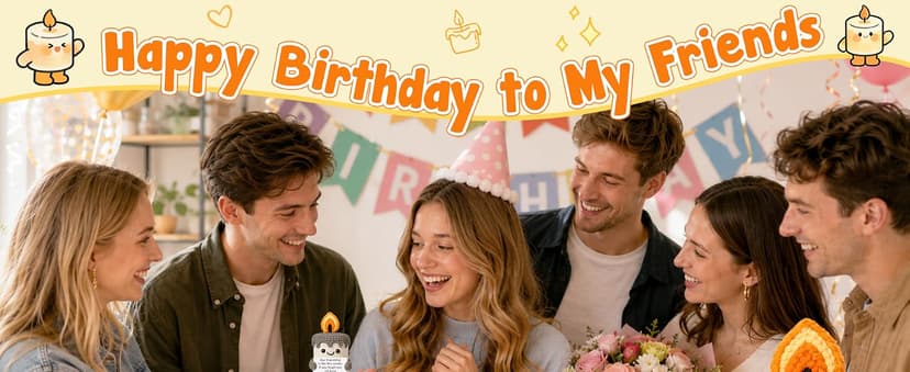 YUEYUQIU Funny Best Friend Birthday Gifts for Women Men, Handmade Crochet Candle Decor, Sarcastic Friendship Presents for Bestie Sister, Cute Birthday Christmas Gag Gift, Dark Humor Desk Accessories B0GHDZ4BJM