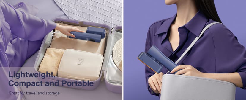 Steamer for Clothes,Sundu Portable 2-in-1 Travel Steamer&Iron,15s Fast Heat-up,100ml Water Tank,Ironing Gloves,25 Min Powerful Continuous Steam,1200W&4 Modes Light Steam Iron for Travel&Home(Blue)