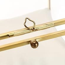 JUXYES JUXYES Clear Glass Watch Display Case with 3 Slots, Luxury Brass Glass Watch Organizer Holder Stand with White Watch Pillow, Modern Transparent Watch Collection Box for Men and Women, Gold