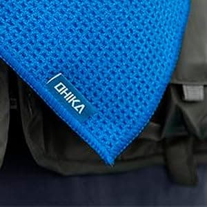 Reinforced eyelet withstands up to 15kg of pulling force, waffle towel for effective cleaning of fishing gears or dirty hands Microfiber Fishing Towel with Reinforced Eyelet, 16" x 16", 3 Pack B0CKWHFBMC