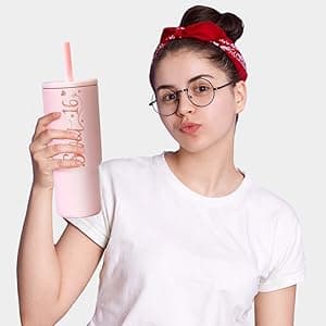 Sweet 16 Gifts for Girls - 16 Year Old Girl Gifts - Happy 16th Birthday Party Decorations for Girls Pink - 11 Pieces Unique Sweet Sixteen Gift for Teen Girl, Daughter, Niece, Granddaughter