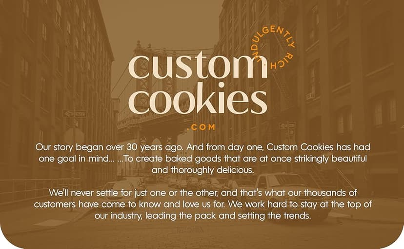 Happy Birthday Gift Basket Custom Sugar Cookies - Happy Birthday Cookies in Gift Box, Hand Decorated Kosher Treats for Women, Her, Wife - Bakery & Dessert Gifts as a Birthday Cake