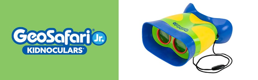 Educational Insights GeoSafari Jr. Kidnoculars, Binoculars for Toddlers & Kids, Easter Basket Stuffers for Kids, Gift for Toddlers Ages 3+