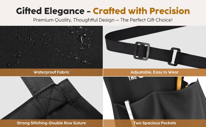 JDNFYGX Gifts for Men Dad Husband Boyfriend Brother, Funny Gifts for Him - Fathers Day, Birthday, Valentines Day, Grilling Gifts for Men, Cooking BBQ Grilling Aprons Gifts for Dad Him, Chef Gifts