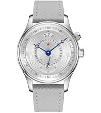 SEAKOSS GMT Watches for Men Automatic 45MM Date 10ATM Waterproof Seagull ST2557 Movement Luminous Stainless Steel Sapphire Glass Mechanical Wristwatches S8441