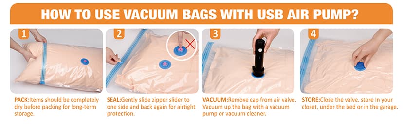 15 Space Saver Bags with Electric Pump